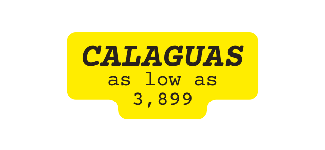CALAGUAS as low as 3 899